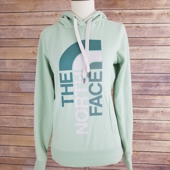 The North Face Tops - Northface Mint Green Fleece Lined Hoodie Trivert